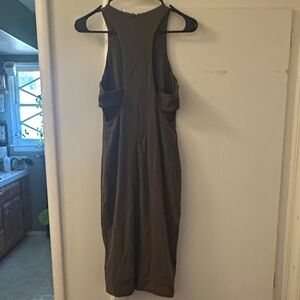 Vintage Lulu's Chic Brown Backless Dress
